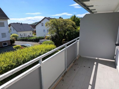 Aussicht vom Balkon